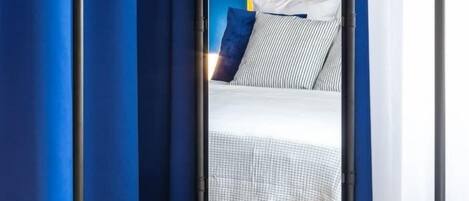 1 bedroom, iron/ironing board, travel crib, WiFi