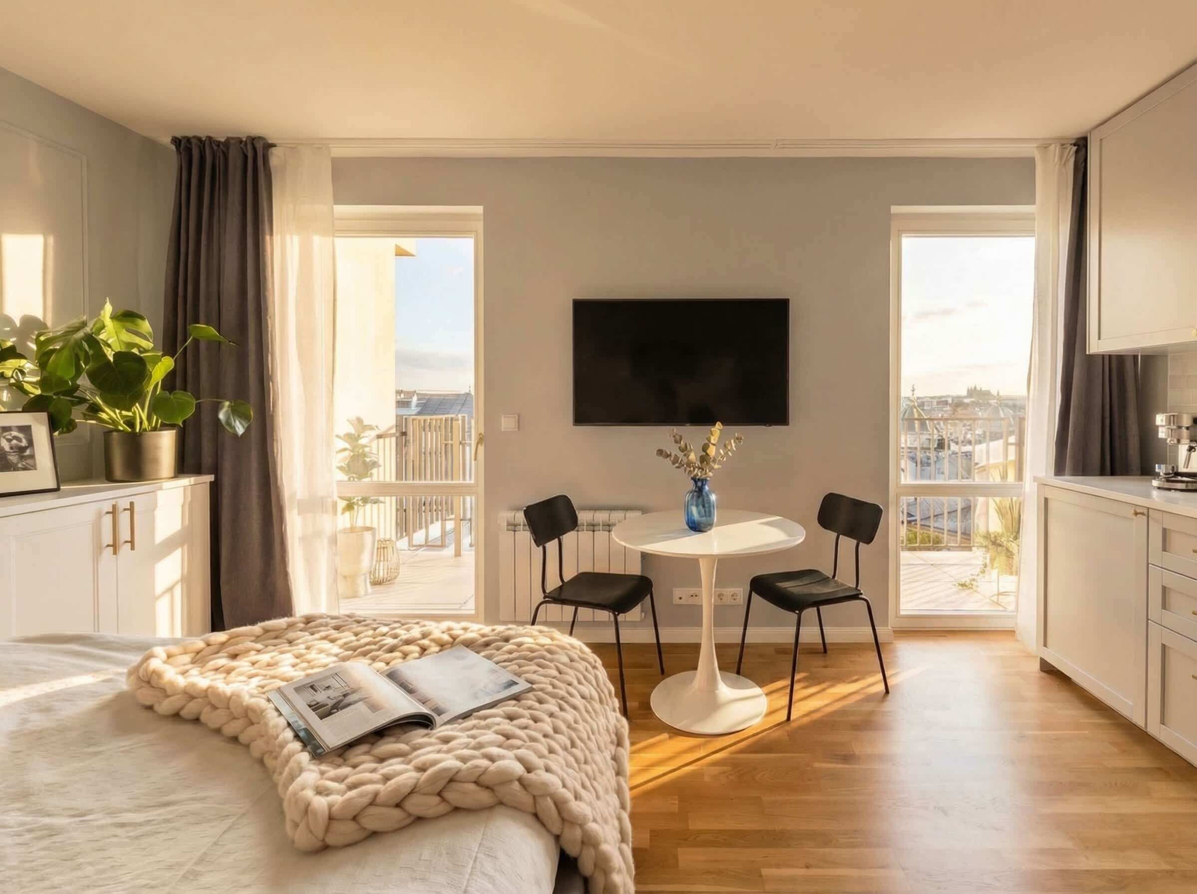 1 soveværelse, strygejern/strygebræt, weekendseng, Wi-Fi