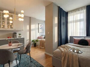 1 bedroom, iron/ironing board, travel crib, WiFi