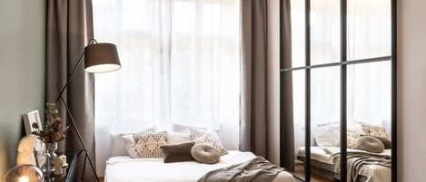 1 間睡房、熨斗/熨衫板、Wi-Fi、床單