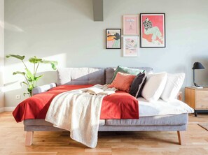 2 chambres, fer et planche à repasser, Wi-Fi, draps fournis