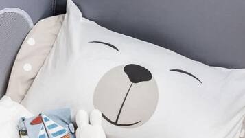 2 bedrooms, iron/ironing board, travel crib, WiFi