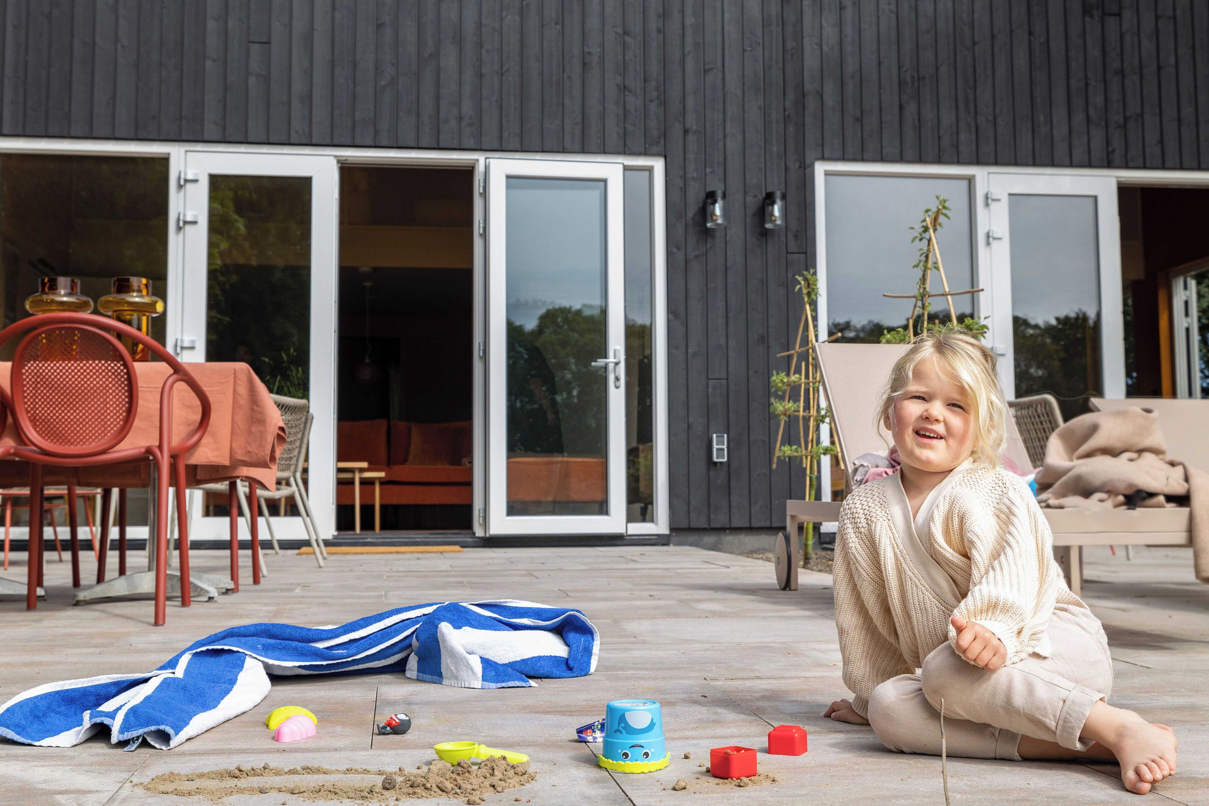 Leilighet – deluxe, 2 soverom, terrasse, hageutsikt | Terrasse/patio