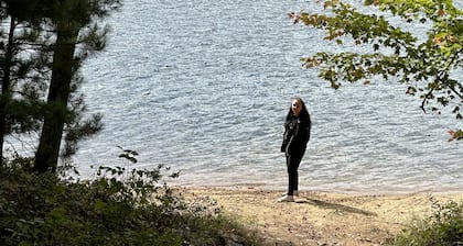 Cozy cabin with backyard stream close to Au Sable River and the best ATV trails