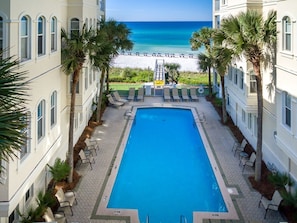 Pool - Gulf Front Condo + Community Pool- Always Beachy by Royal Destinations (Santa Rosa Beach)