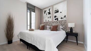 2 bedrooms, iron/ironing board, travel crib, WiFi