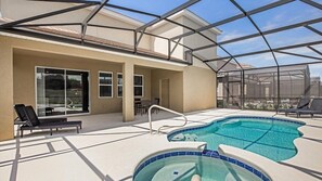 House, Multiple Bedrooms | Pool | A heated pool - 7 Bed Private Pool Home In Solterra Resort 7 Bedroom Home by RedAwning (Davenport)