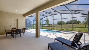 House, Multiple Bedrooms | Pool | A heated pool - 7 Bed Private Pool Home In Solterra Resort 7 Bedroom Home by RedAwning (Davenport)