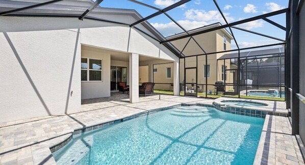 Ferienhaus, 6 Schlafzimmer | Pool | Beheizter Pool