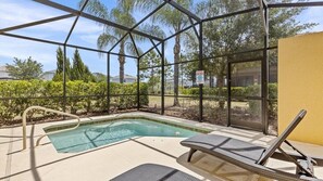 Townhome, 5 Bedrooms | Pool | A heated pool - 5 Bed With Private Pools Near Disney 5 Bedroom Townhouse (Davenport)