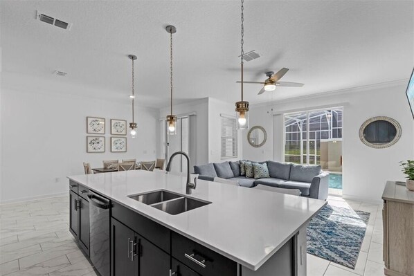 Townhome, 4 Bedrooms | Private kitchen - 4 Bed 3 Bath In Champions Gate Resort! 4 Bedroom Townhouse (Davenport)