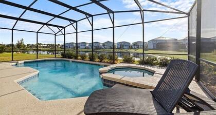 Large 7 Bed In Solterra Pool, Spa Near Disney 7 Bedroom Home by RedAwning