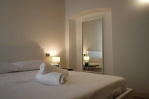 1 sovrum och sängkläder