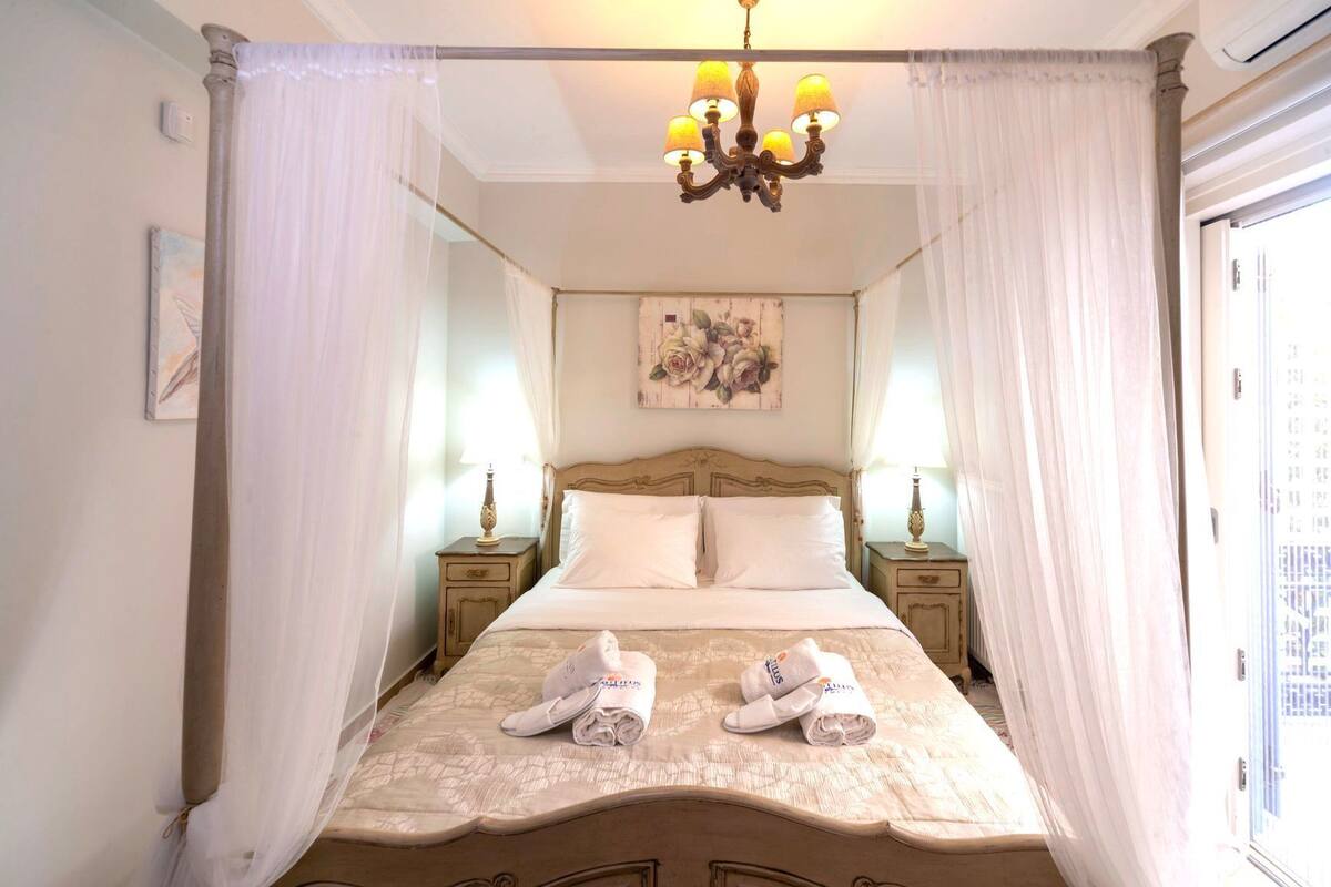 Deluxe King Suite | Bộ trải giường bằng vải cotton Ai Cập, bộ đồ giường cao cấp 