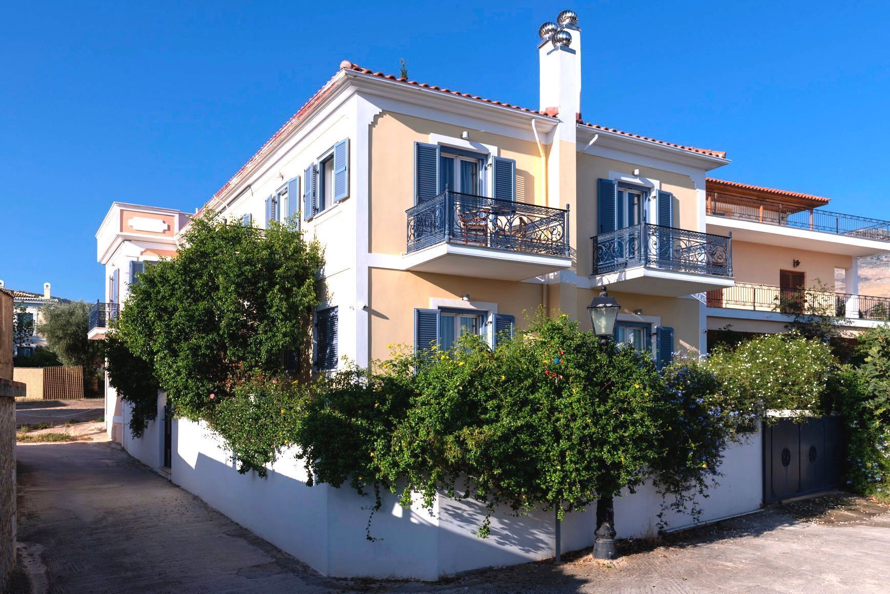 Majoituspaikan julkisivu