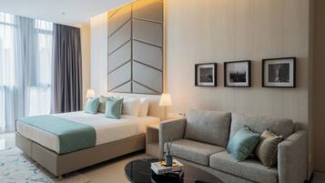 Comfort Studio | Egyptian cotton sheets, premium bedding, free WiFi