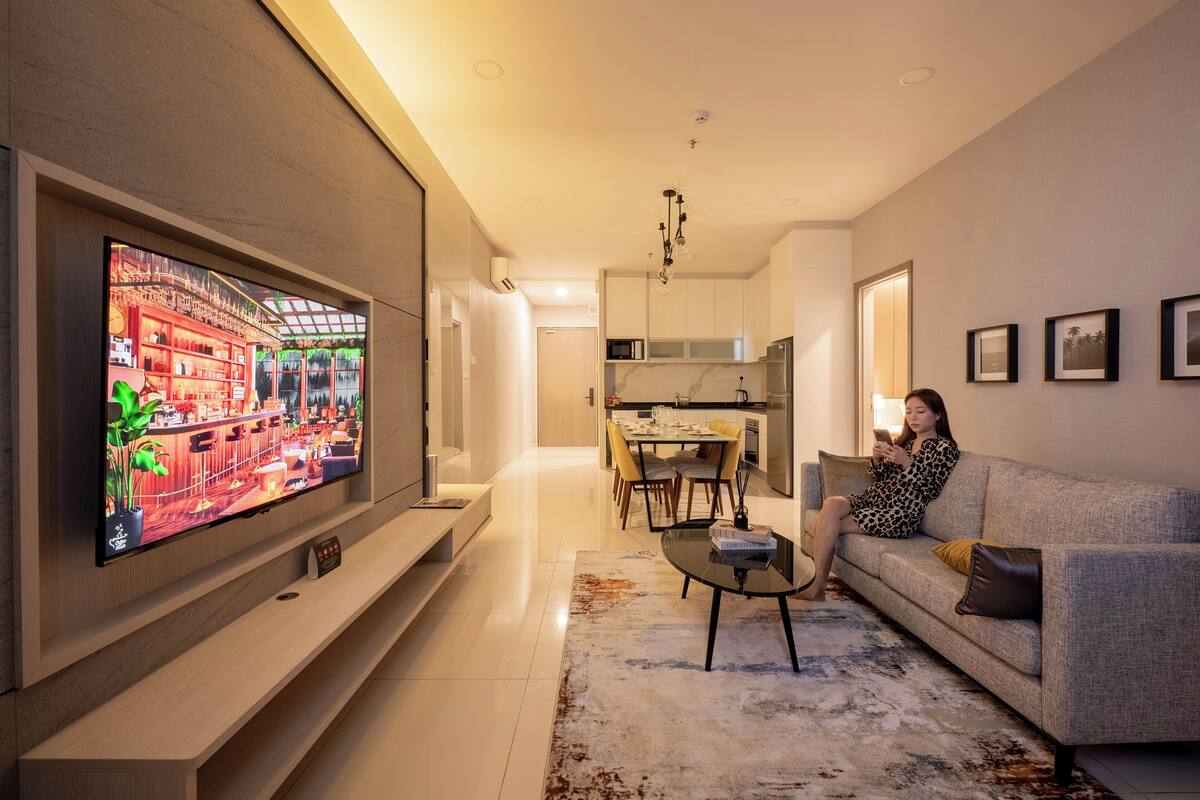 Appartement Deluxe | Draps en coton égyptien, literie de qualité, accès au Wi-Fi (inclus)