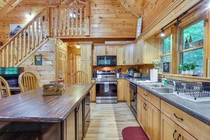 Cookware/dishes/utensils - Riverfront Ellijay Cabin w/ Deck + Pool Access! (Ellijay)