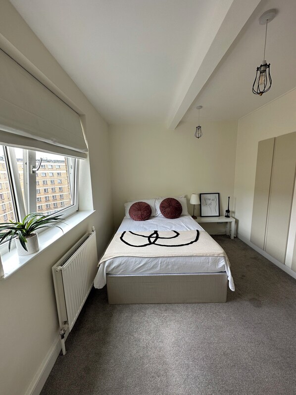 1 غرفة نوم وواي فاي وملاءات أسرّة