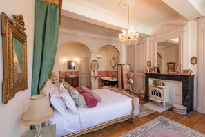 Grand-Suite, 2 Schlafzimmer, Badewanne, Stadtblick
