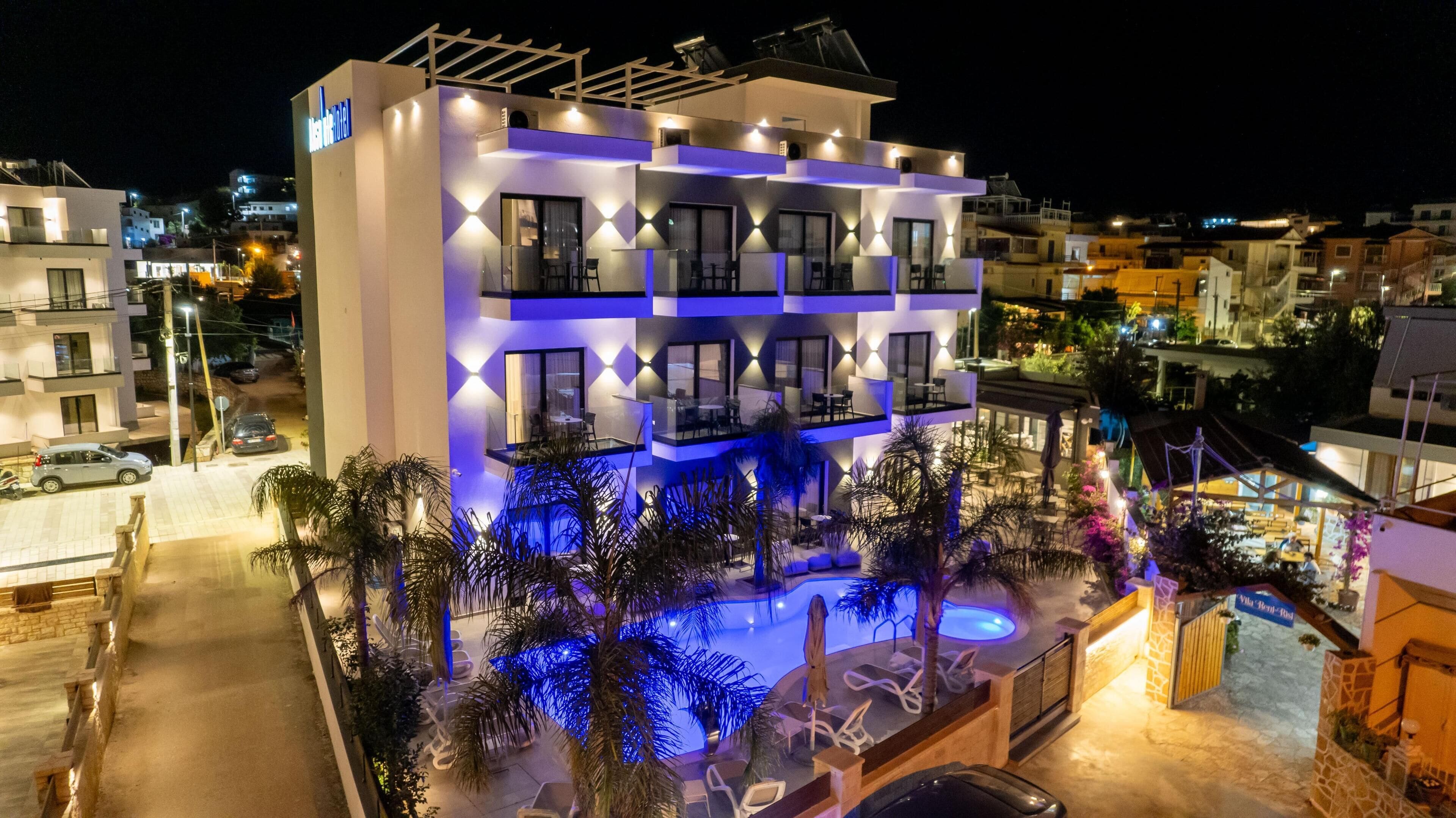 Fassade der Unterkunft