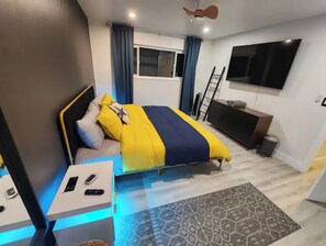 4 dormitorios, tabla de planchar con plancha, wifi y ropa de cama