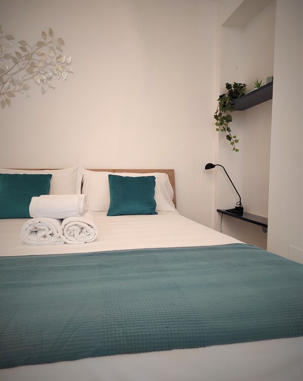 1 sovrum, strykjärn/strykbräda, gratis wi-fi och sängkläder