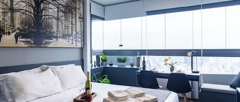 Appartement | 1 slaapkamer, individueel gemeubileerd, een bureau, gratis wifi