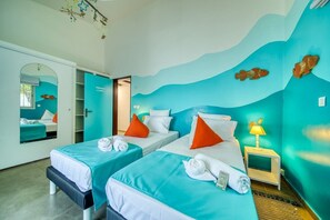 6 habitaciones, escritorio, tabla de planchar con plancha y wifi 