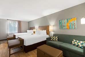 1 bedroom, blackout curtains, iron/ironing board, free WiFi