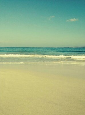On the beach