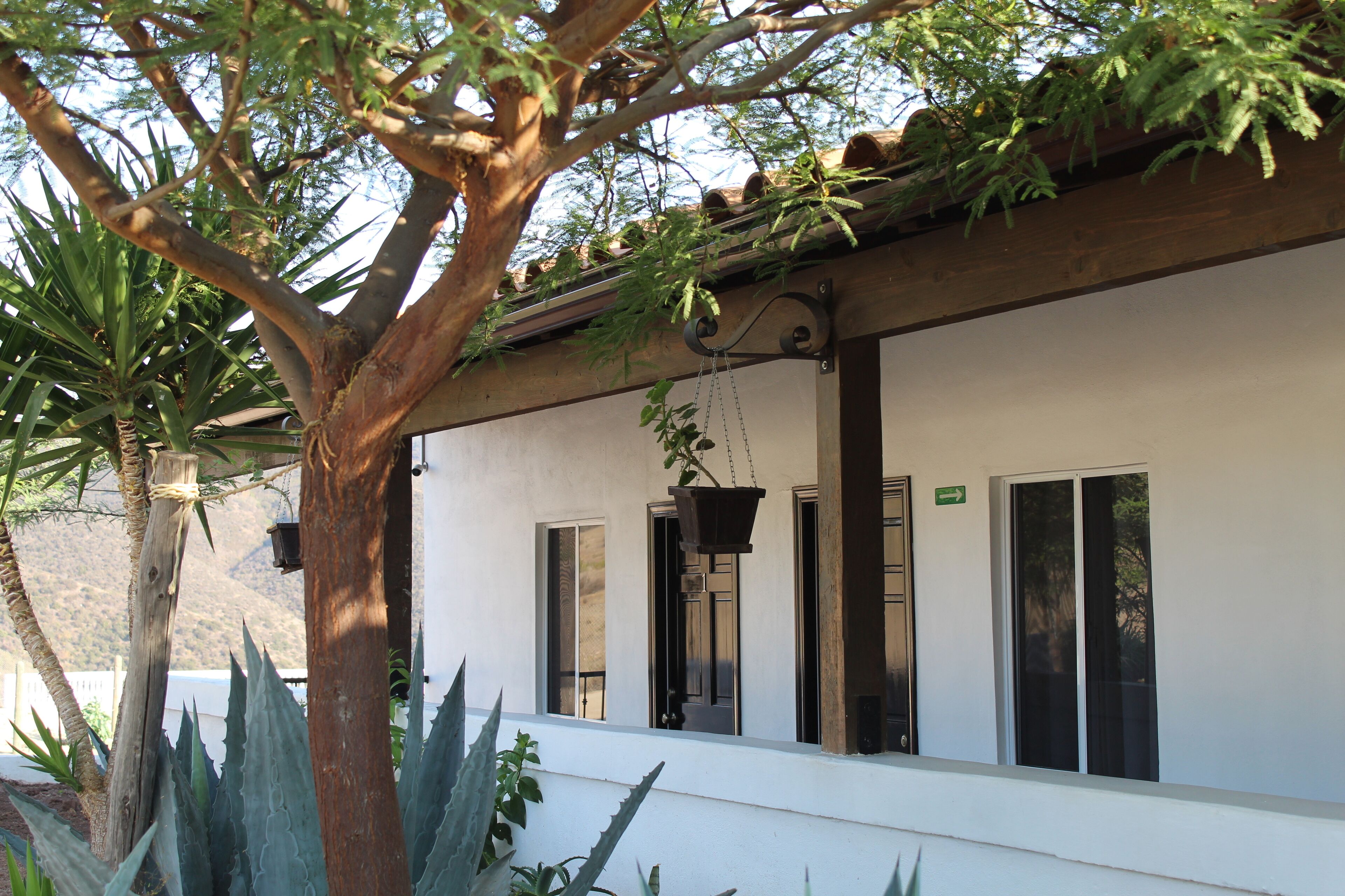 Voorkant van accommodatie