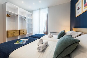 4 habitaciones, wifi gratis y ropa de cama