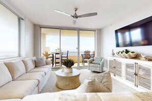 TV - The Beach Club 401C | Beachfront condo in Gulf Shores with pools, tennis, gym (Gulf Shores)