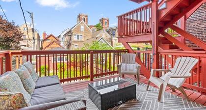 REMODELED Splendid Flat in Bucktown +Back Porch, Ranked GUEST FAVORITE! Pets OK!