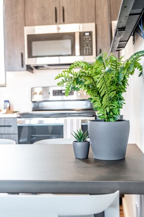 Fridge, microwave, oven, stovetop - Capitol Casita - 2BD+loft+2BA and rooftop deck (Wayne County)