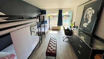 Desk, iron/ironing board, free WiFi, bed sheets