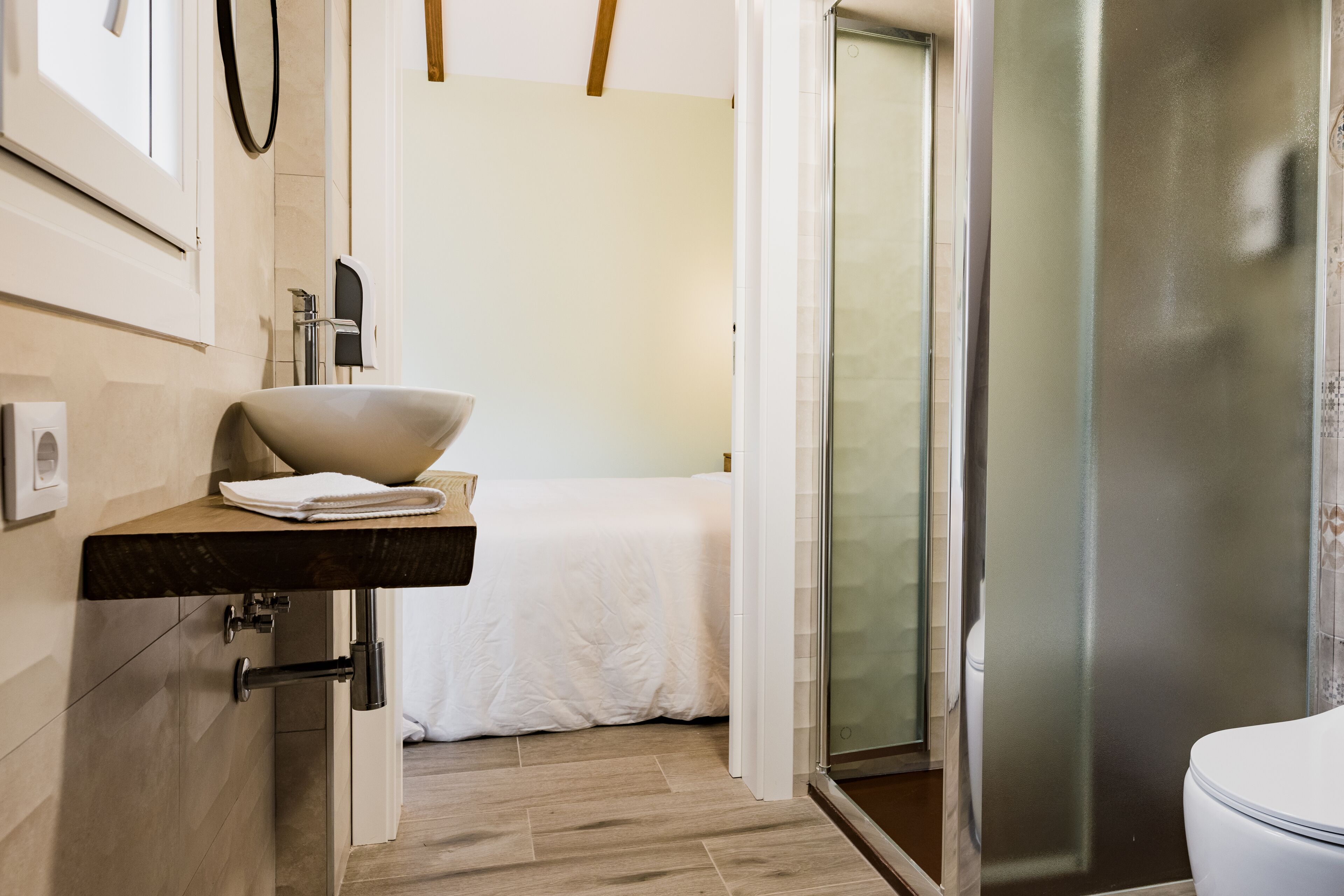 Habitación clásica doble | Baño | Toallas