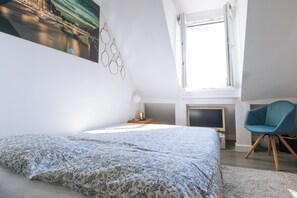 1 Schlafzimmer, Bügeleisen/Bügelbrett, Internetzugang, Bettwäsche