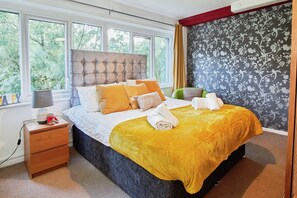 1 間睡房、熨斗/熨衫板、免費 Wi-Fi、床單