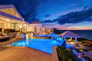 Pool - Villa Cascade with Ocean Views (Providenciales and West Caicos)