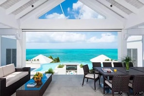 Dining - Villa Cascade with Ocean Views (Providenciales and West Caicos)