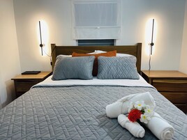 Memory foam beds, in-room safe, individually decorated