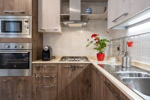 Microondas, horno, placa de cocina, lavavajillas