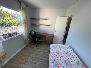 2 bedrooms, blackout drapes, free WiFi, bed sheets