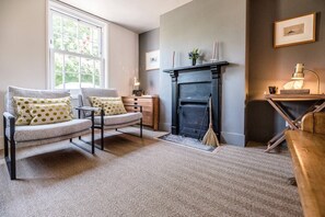 TV, fireplace - Key Cottage, Orford (Orford)