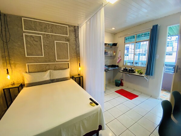 1 bedroom, iron/ironing board, free WiFi, bed sheets - Loft / Stúdio 4 Aconchegante Bairro Nobre Nazaré (Belém)