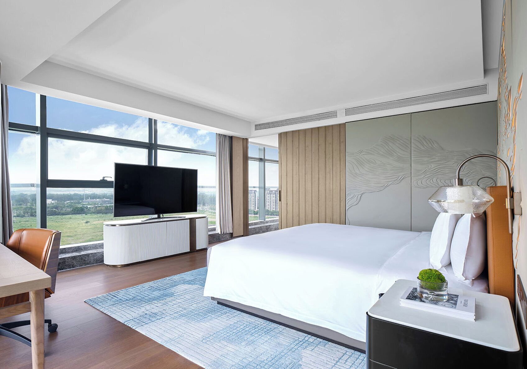Suite, 1 Bedroom, Lake View | Premium bedding, down comforters, minibar, in-room safe