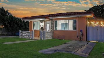 Fassade der Unterkunft