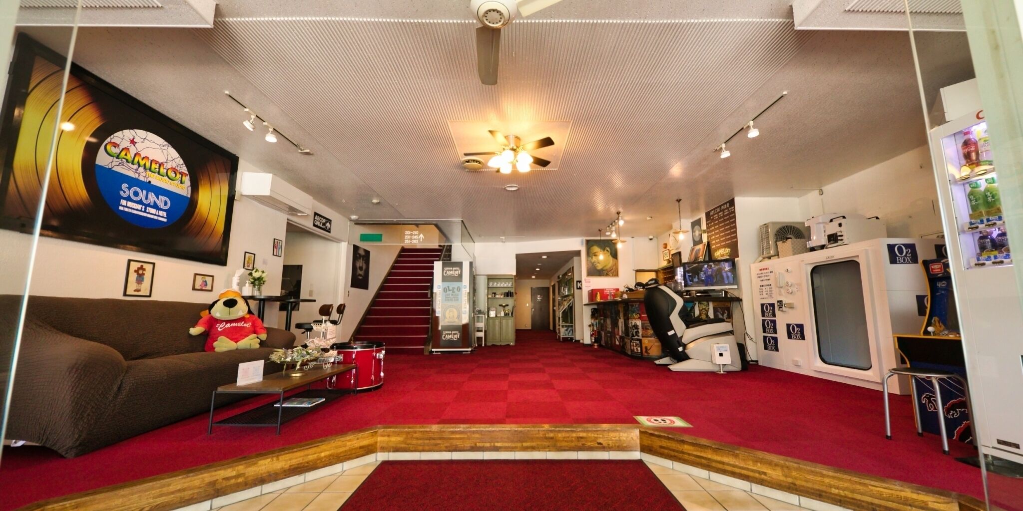 Interior entrance